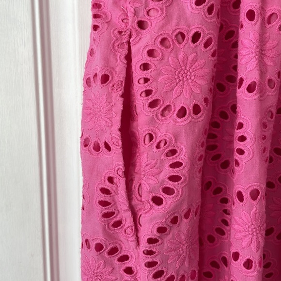 Vineyard Vines Eyelet Maxi Dress, Medium Paradise Punch, NWT - Picture 10 of 11